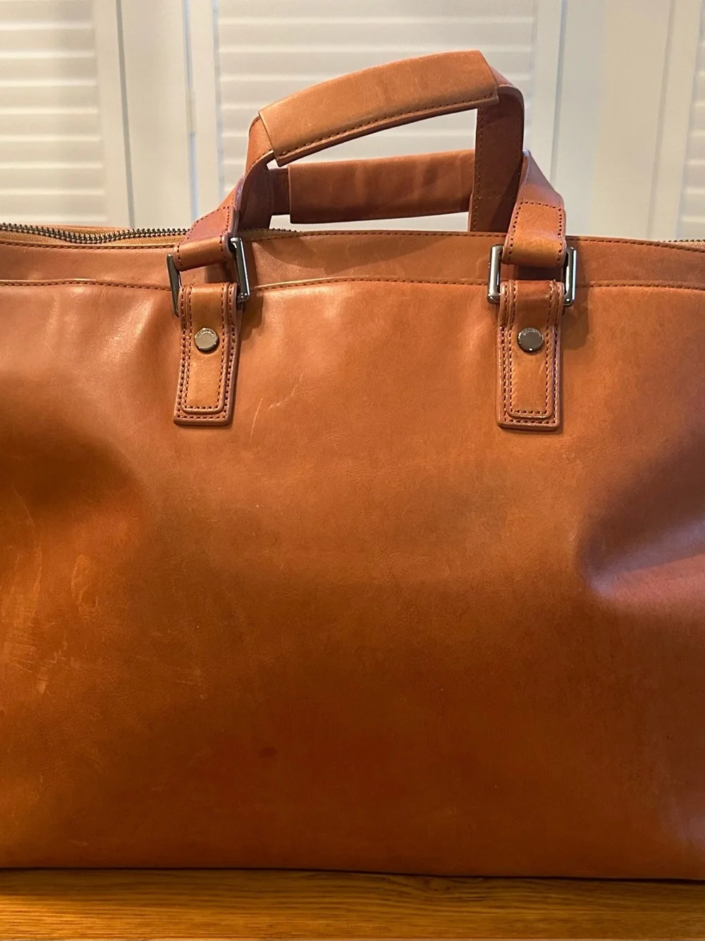 Brahmin Leather Beckett Bag